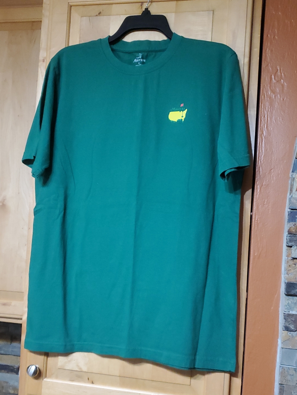 Masters Champions Golf T-Shirt 2019 Size M Tiger Woods Phil Mickelson Nick Faldo